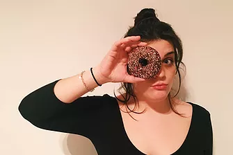 Foto Sara con donut